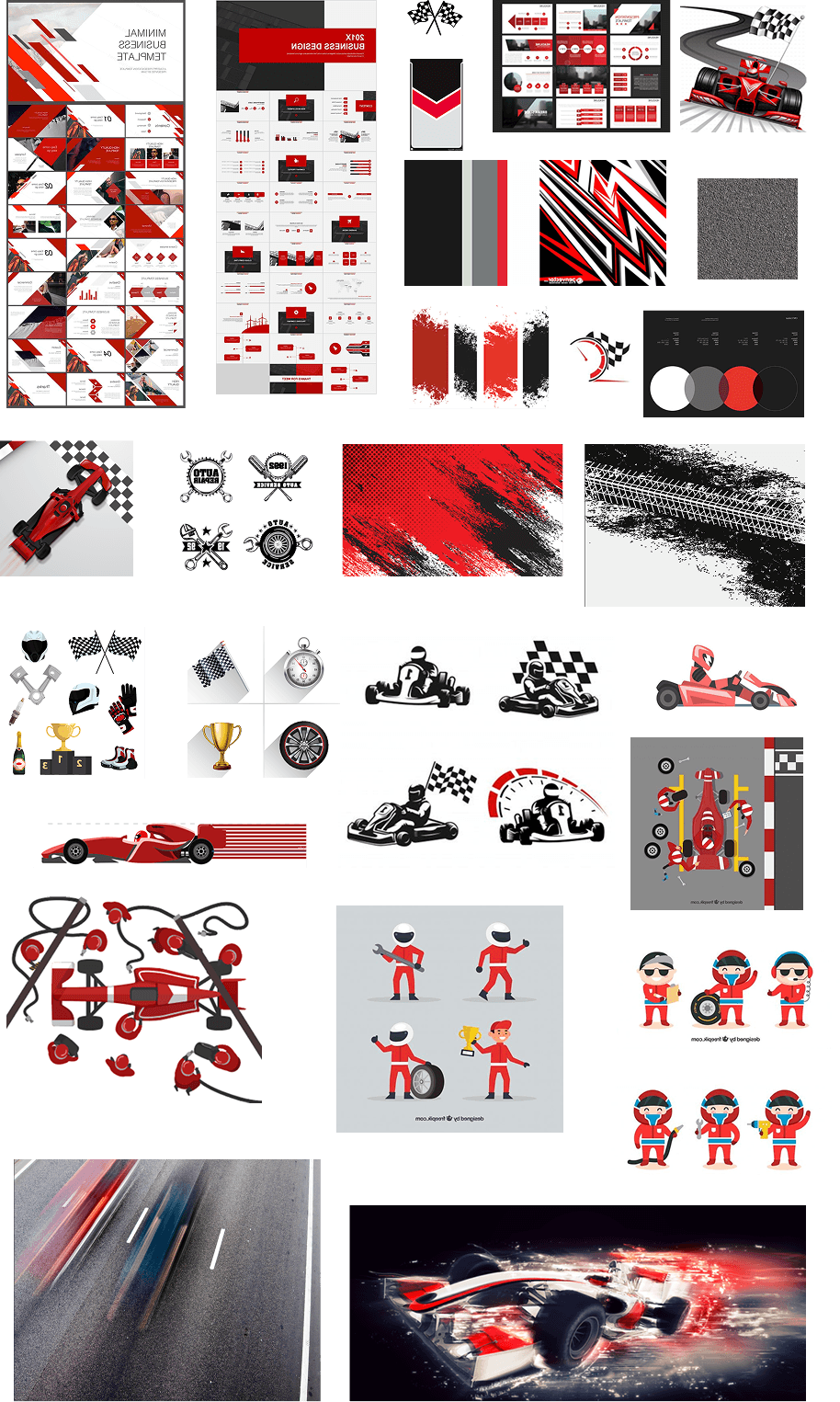 Mood board collage